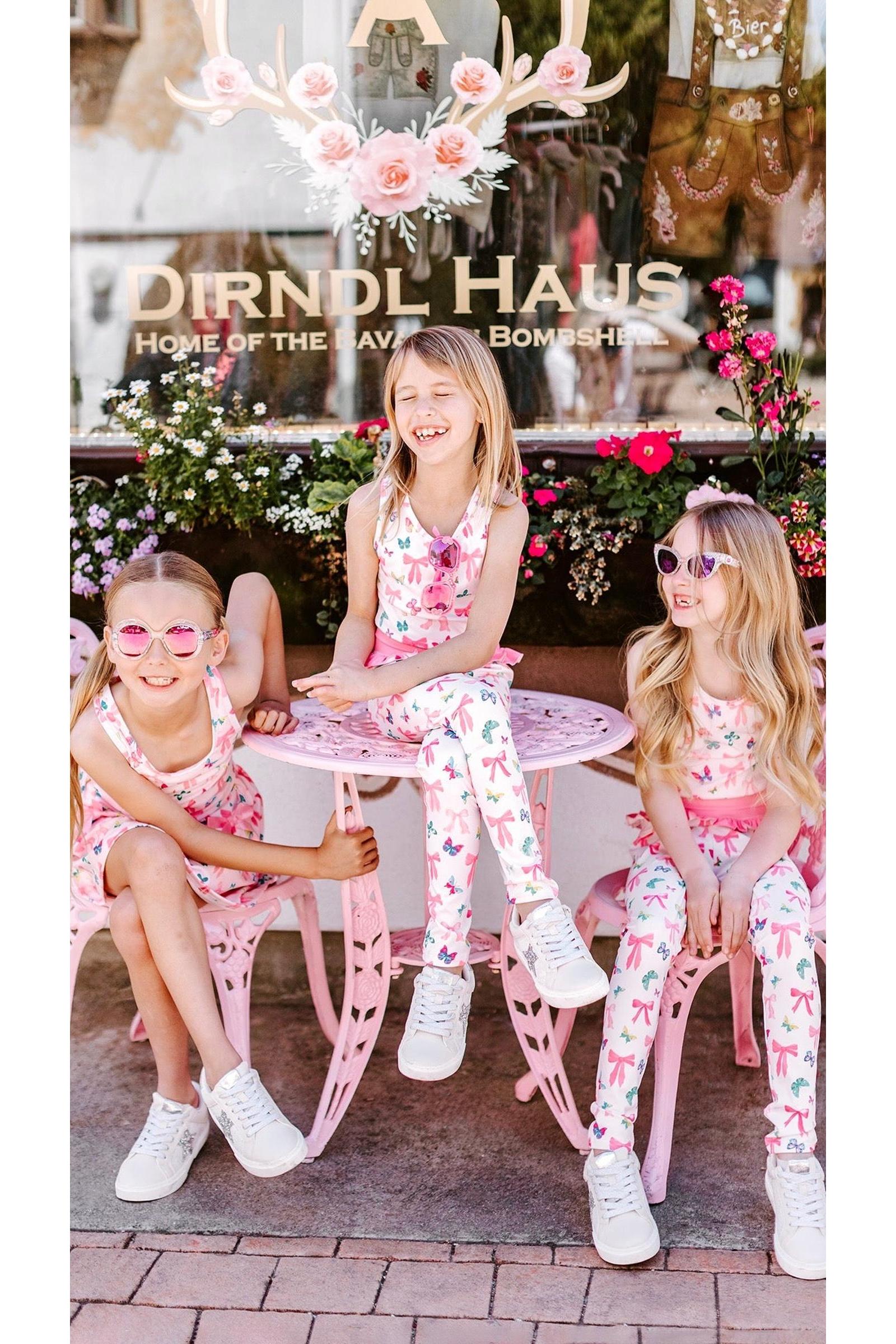 Girls Pant and Tank Athletic Set