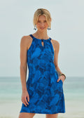 San Sebastian Sleeveless Shift Dress