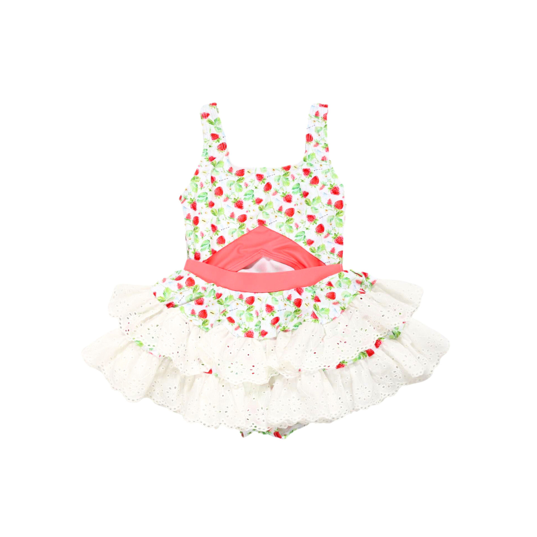 Girls Paradise Castle One Piece Swimsuit