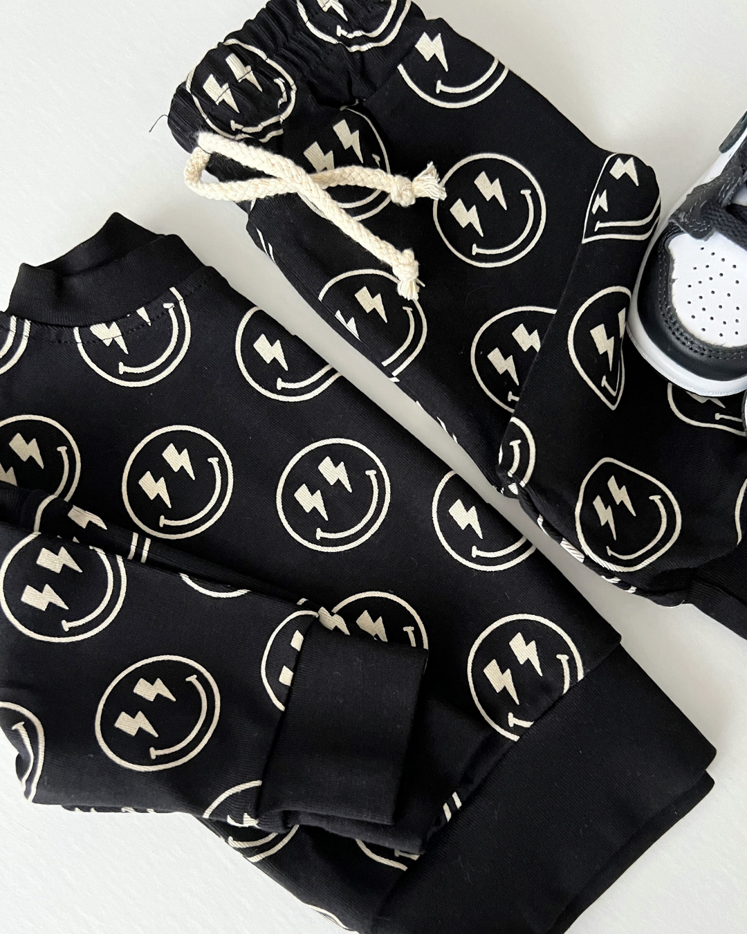 Boys Electric Smiley Jogger Set