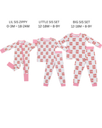 Baby Girl Lil Sis Bamboo Zip Pajama Romper