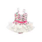 Girls Sunset Floral One Piece Swimsuit