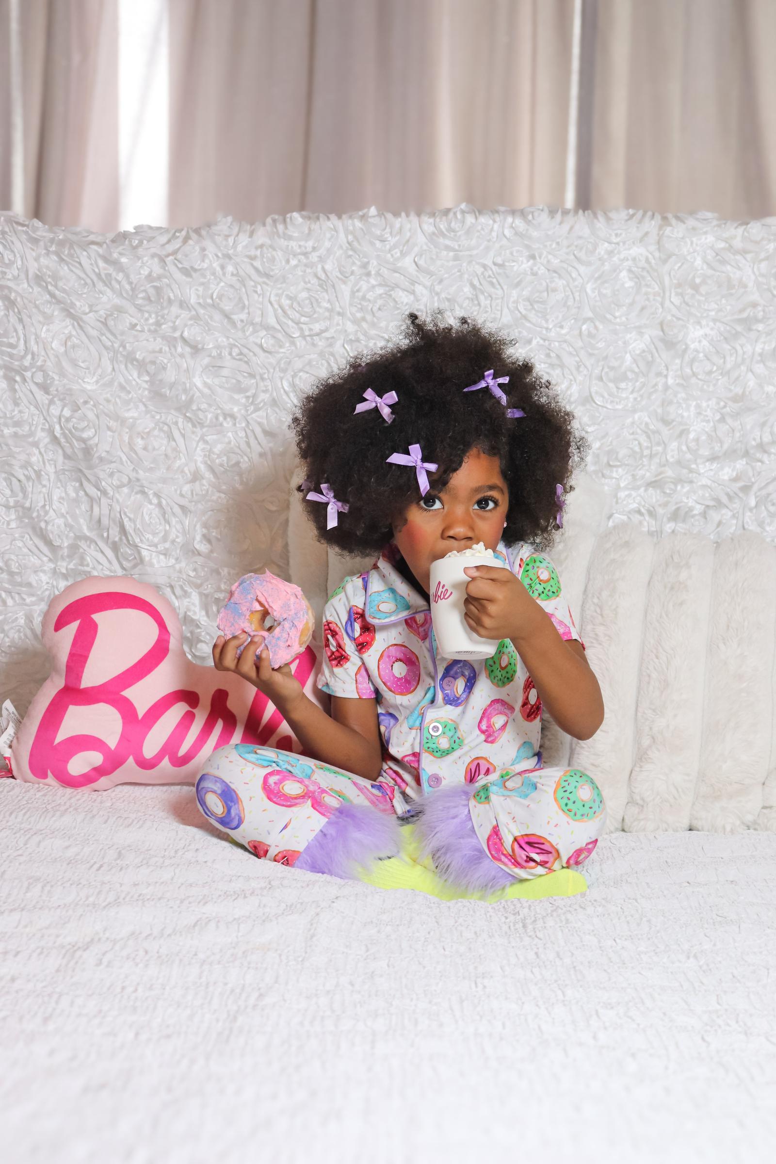 Girls Bamboo Feather PJs