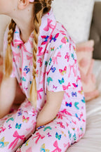 Girls Bamboo Feather PJs