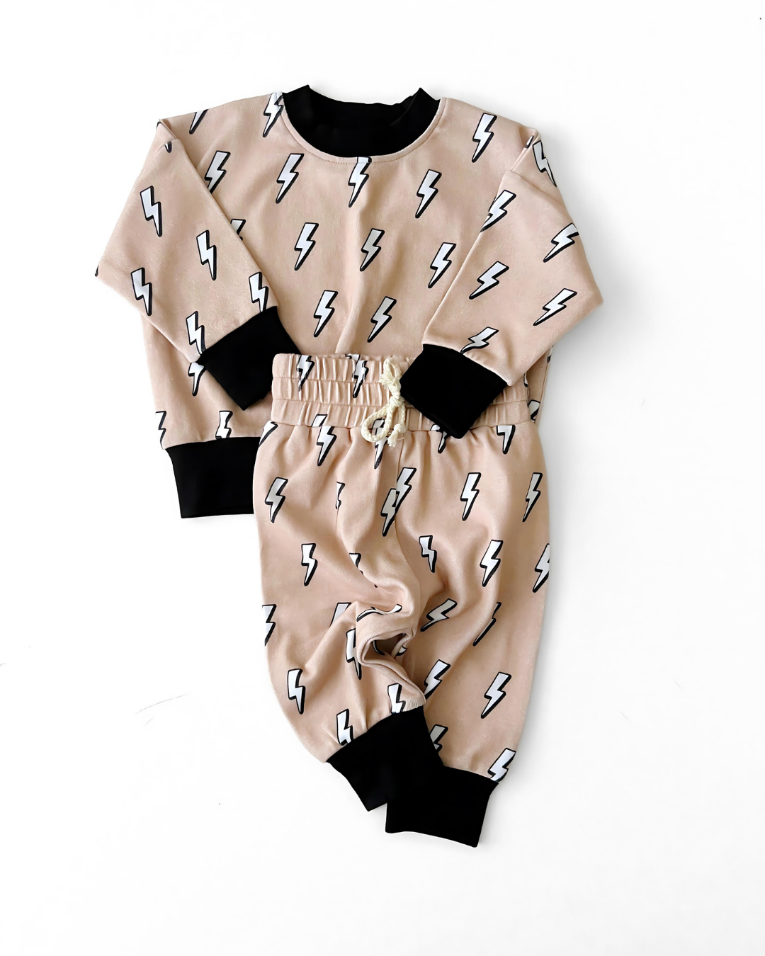 Baby Boy Lightning Bolt Jogger Set