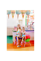 Girls Candyland Sequin Patch Tie-Dye Dress