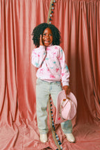 Wide Leg Gem Embellished Jeans