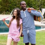 Women's Peony Jersey Short PJ Set