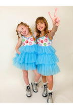 Girls Sparkly Donut Tulle Dress