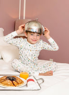 Organic Long Sleve Two-Piece Pajama Set