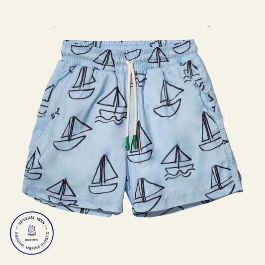 Sailboats Swim Trunk