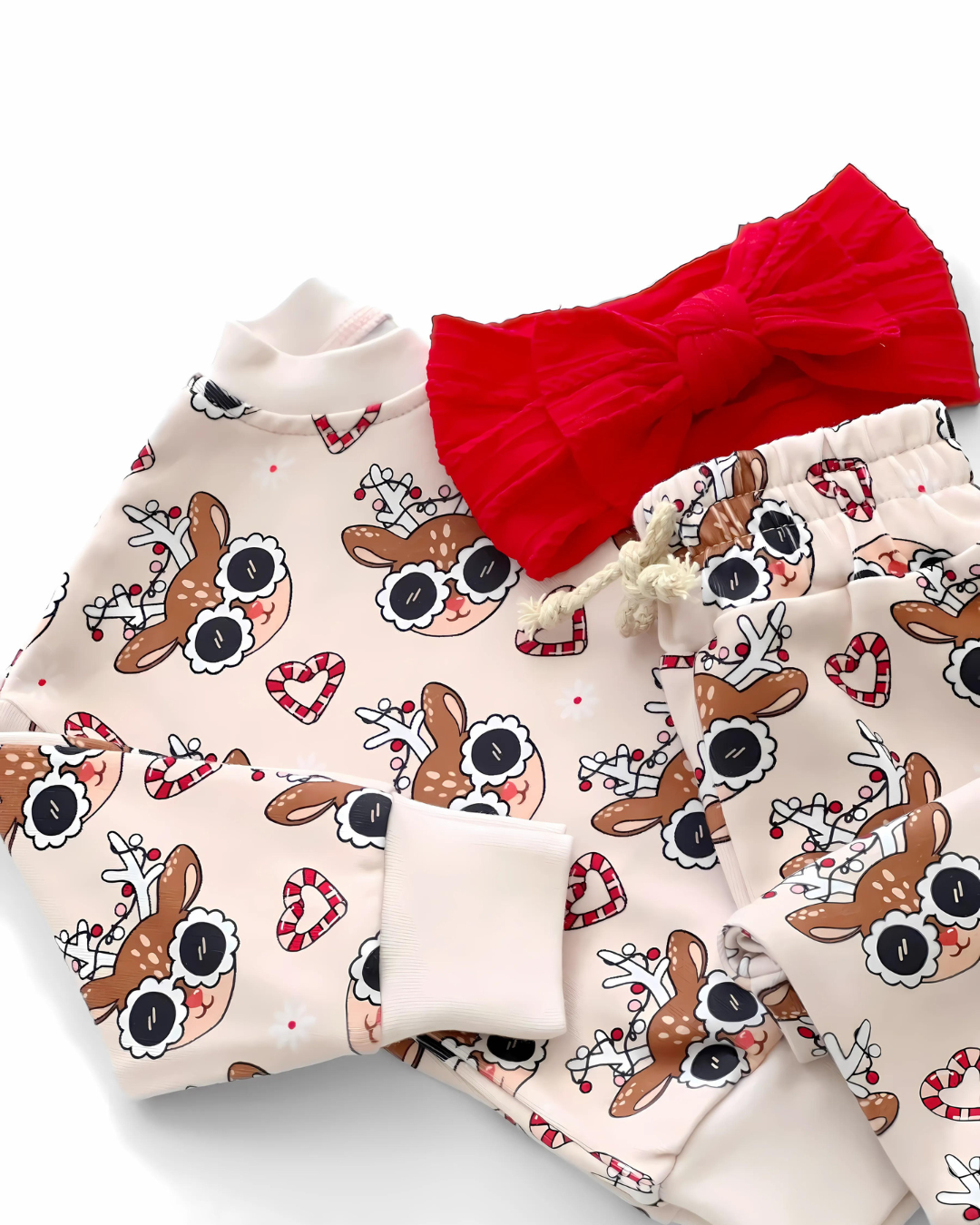 Girls Jogger Set |  Deer Holiday