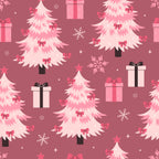 Pink Tree Zip Onesie