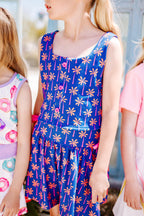 Girls Palm Athletic Two-Pieced Tank and Skort Set