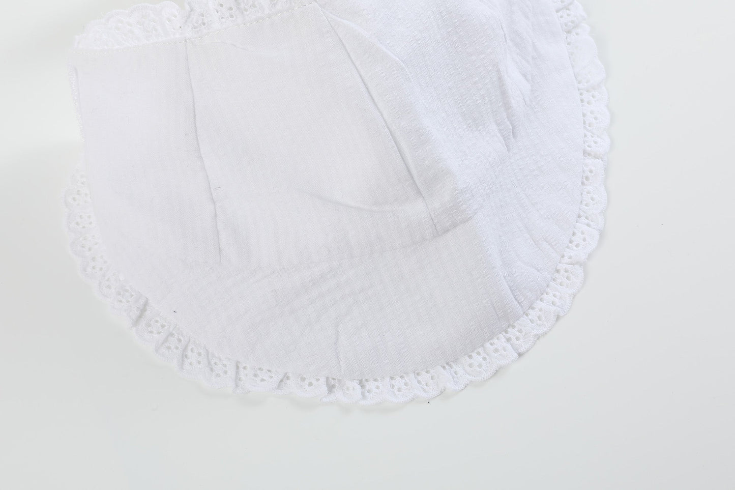Baby Girl White Summer Bonnet