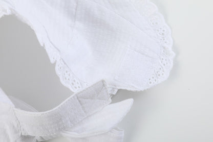 Baby Girl White Summer Bonnet