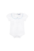Nella Scallops Short Sleeve Onesie