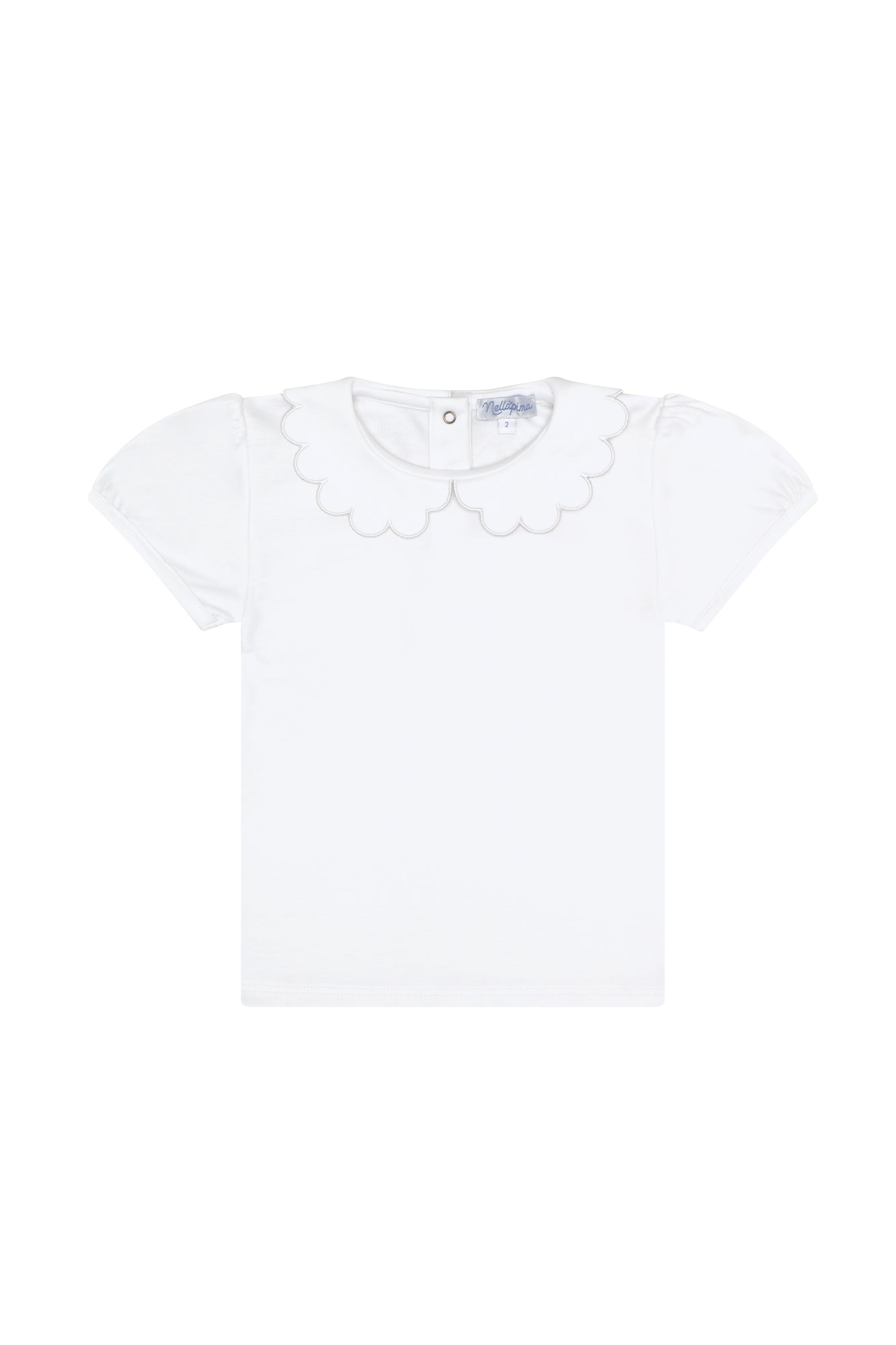 Nella Scallops Short Sleeve Tee