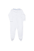 Nella Smocked Pima Cotton Footie