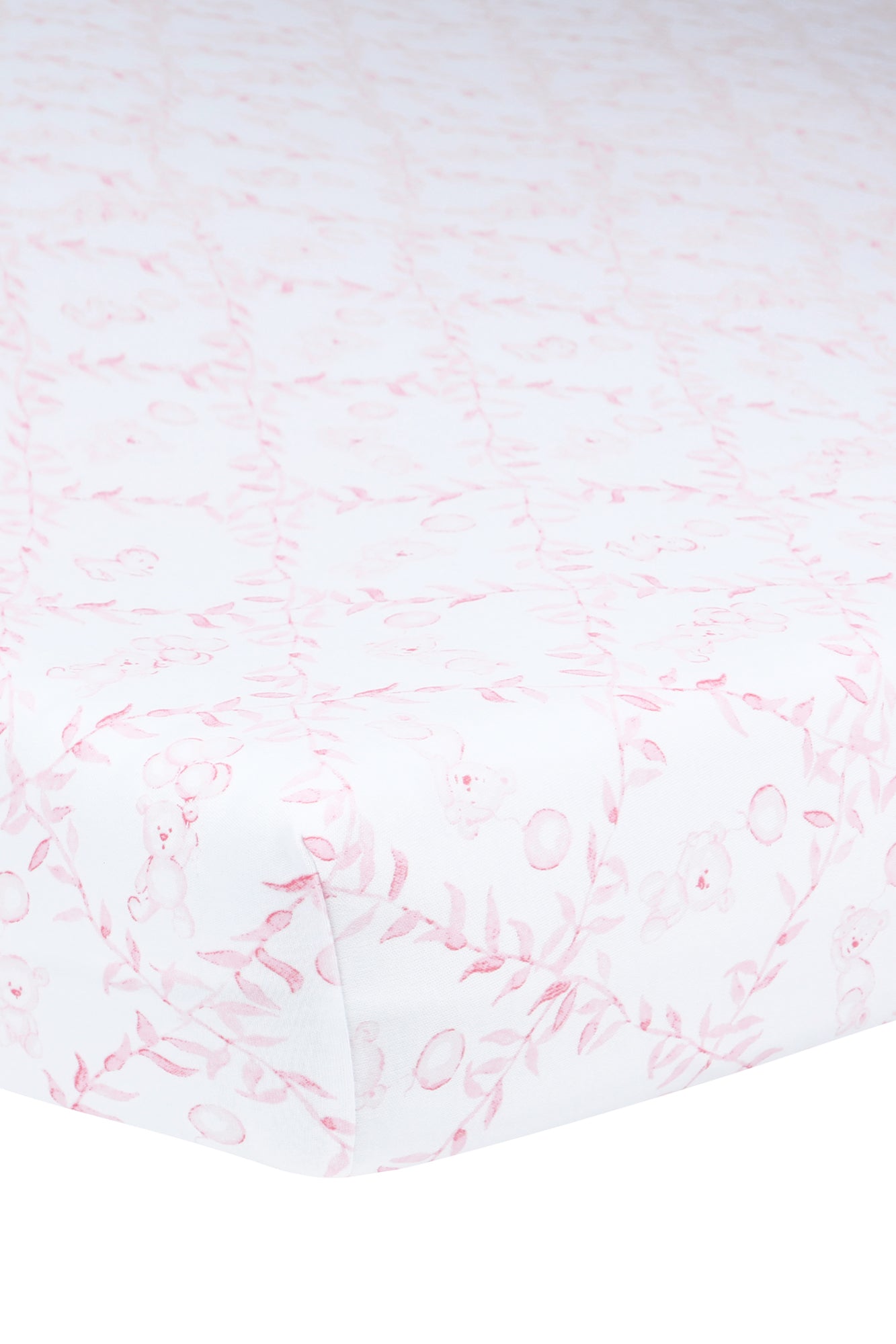 Baby Girl Pink Bears Trellace Crib Sheet