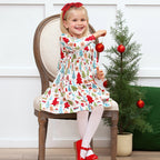 Christmas Merry Girl's Soft Bamboo Dress - Sibling Matching