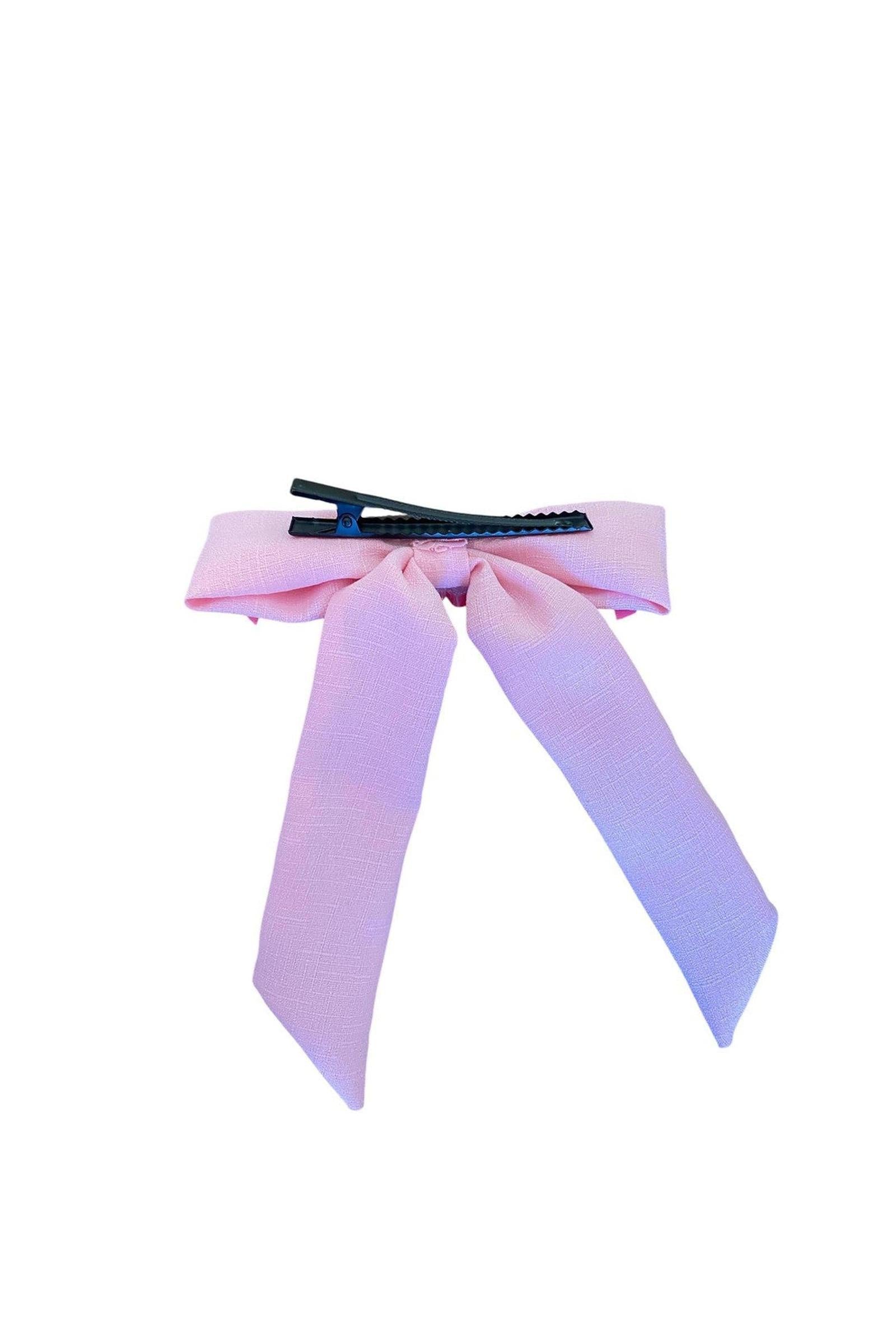 Girls Bow and Butterfly Charm Bow