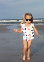 Crystal Lake Ruffle One-Piece Swimsuit