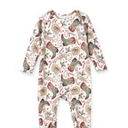 Western Christmas Baby Bamboo Romper