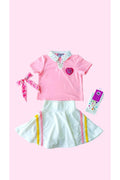 Girl Power Athletic Top and Skort Set