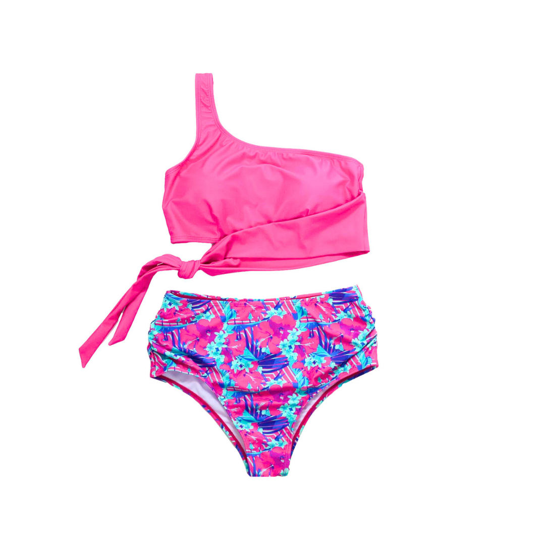 Women’s Two Piece Swimsuit – Magellan Cove Asymmetrical UPF 50+