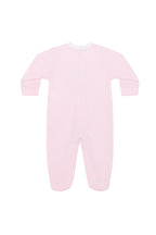 Pink Bubble Pima Cotton Baby Footie