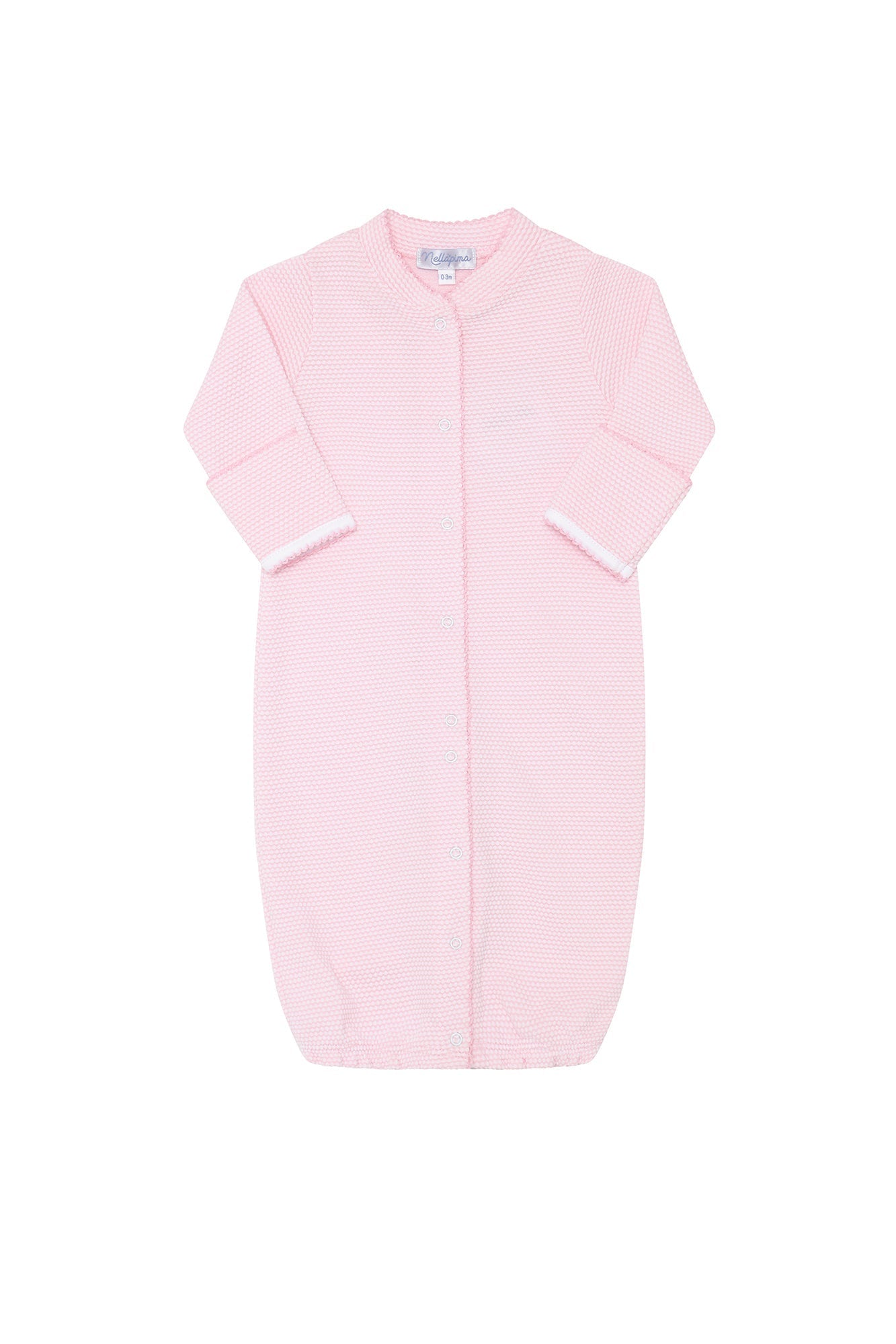 Pink Bubble Converter Pima Cotton Gown