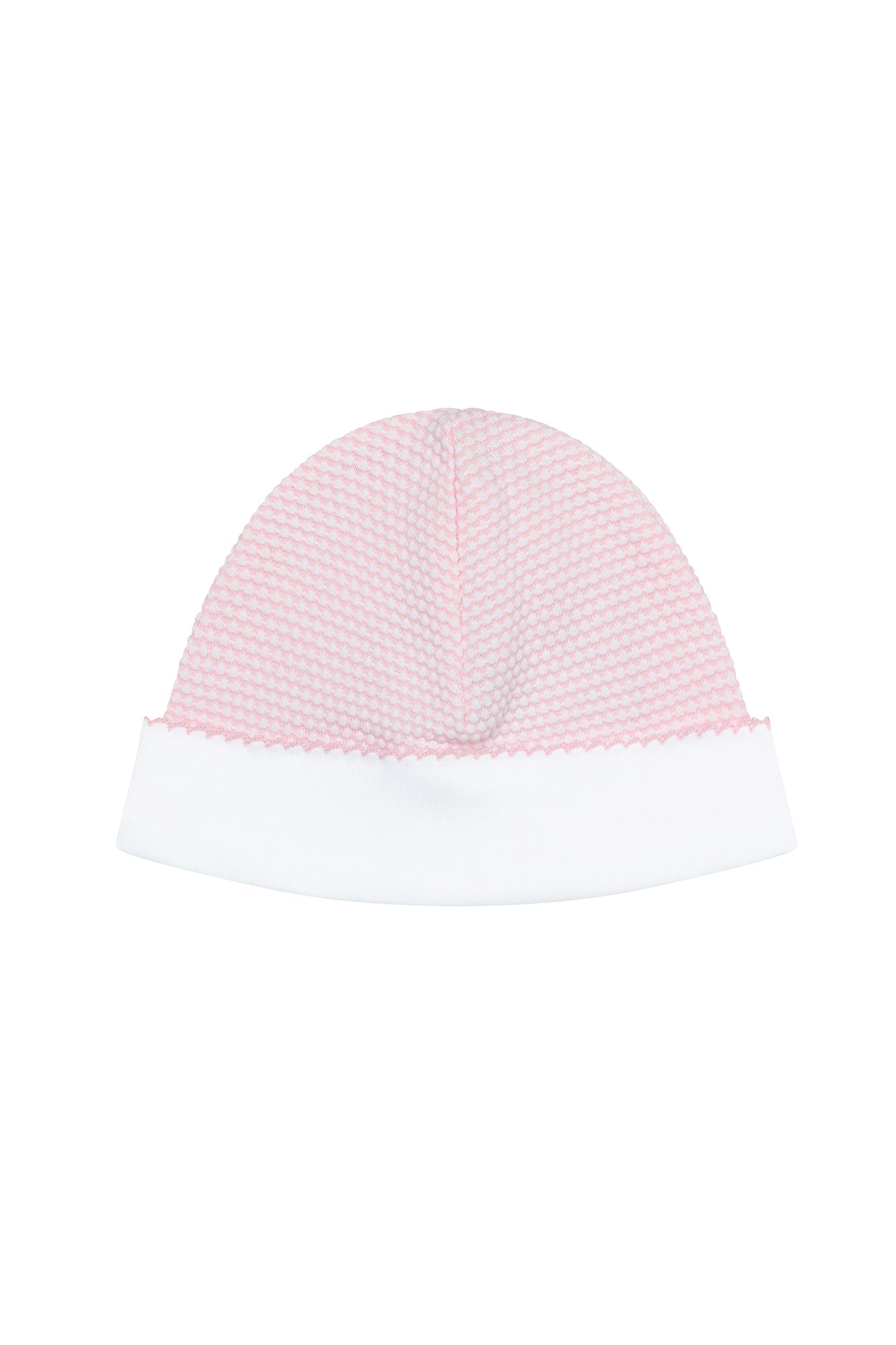 Pink Bubble Pima Cotton Baby Hat