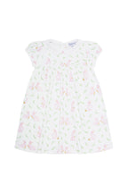 Girls Pink Bunny Print Pima Cotton Playtime Dress