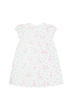 Girls Pink Bunny Print Pima Cotton Playtime Dress