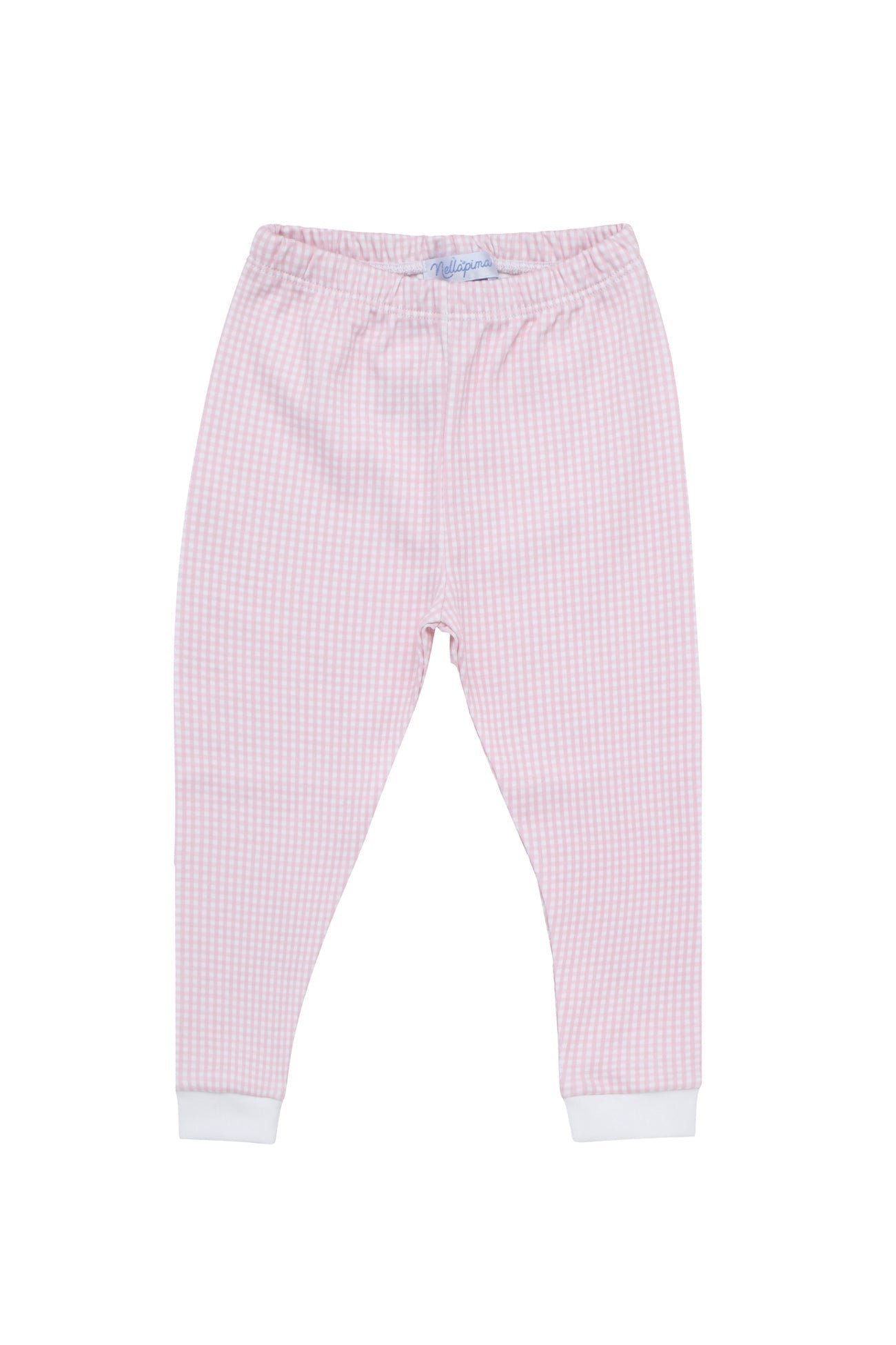 Pink Gingham Pima Cotton Pajama Set