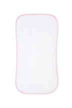 Pink Gingham Baby Burp Cloth