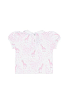 Baby Girl Pink Giraffe Pima Cotton Diaper Cover Set