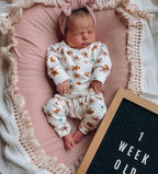 Girls Floral Lounge Set