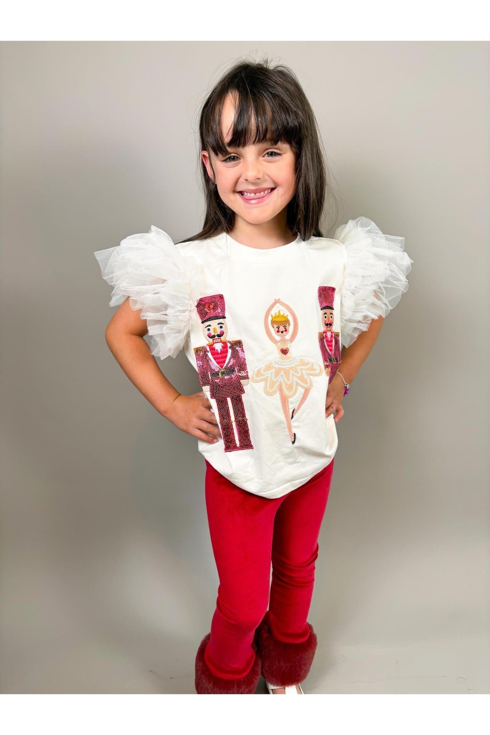 Nutcracker and Ballerina Patched Top