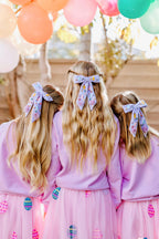 Girls Easter Charm Hair Bow