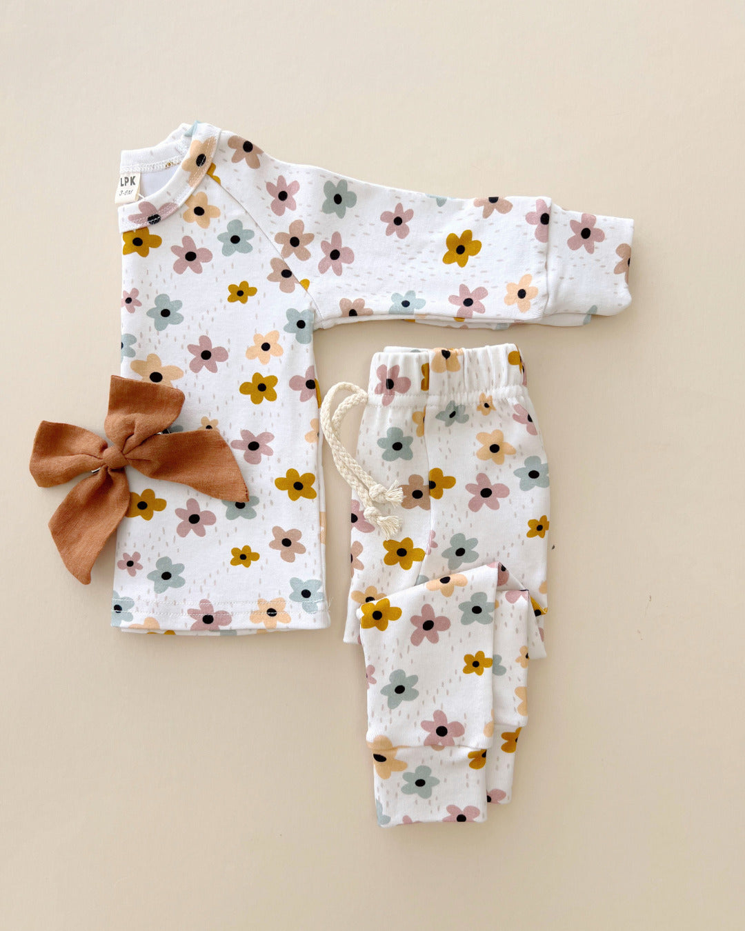 Girls Floral Lounge Set