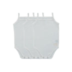 White Pointelle Bodysuits – 3 Pack (Boy)