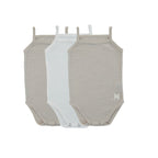 Pointelle Natural Boy + White (Three Pack)