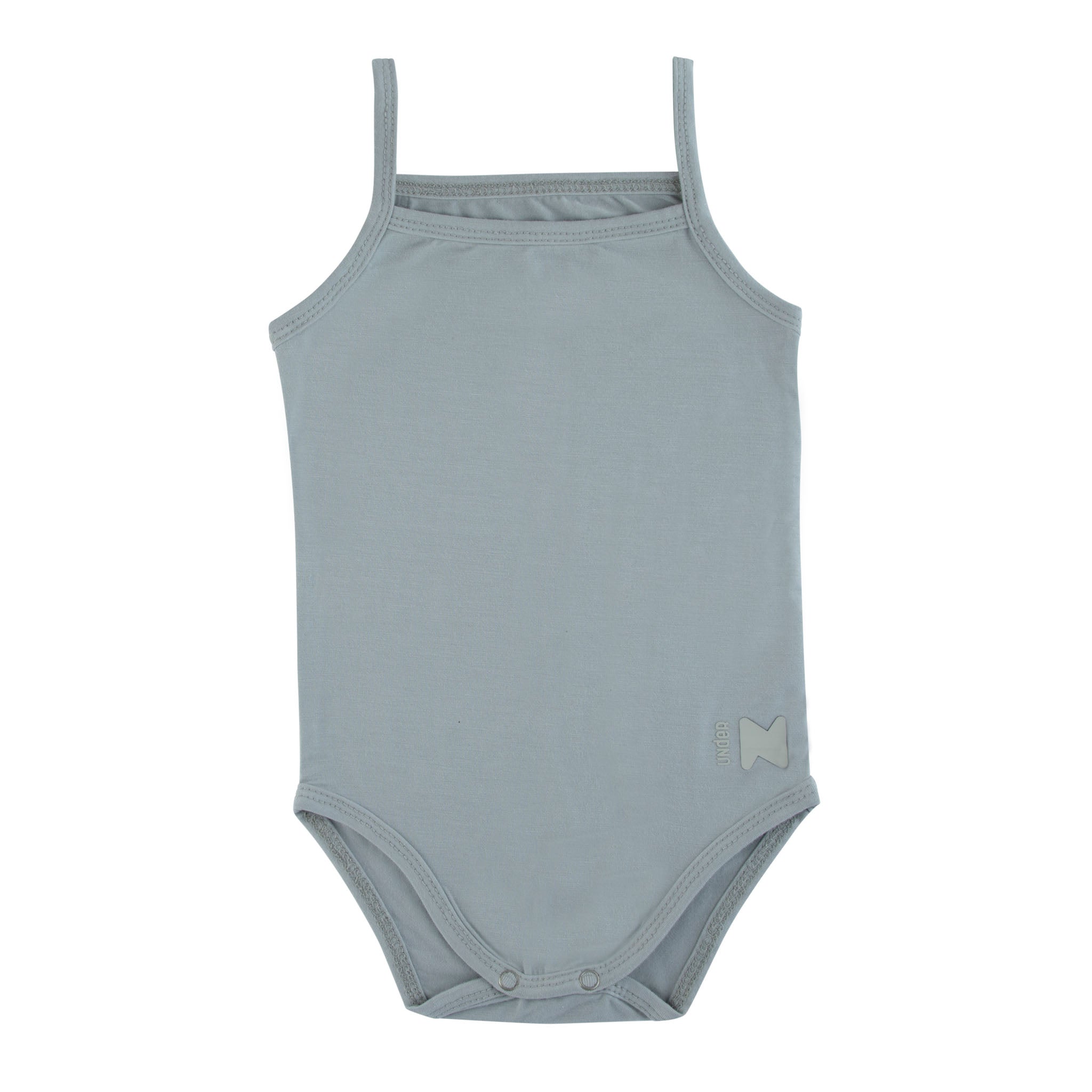 Bamboo Bodysuits – Dusty Blue + White (3 Pack)