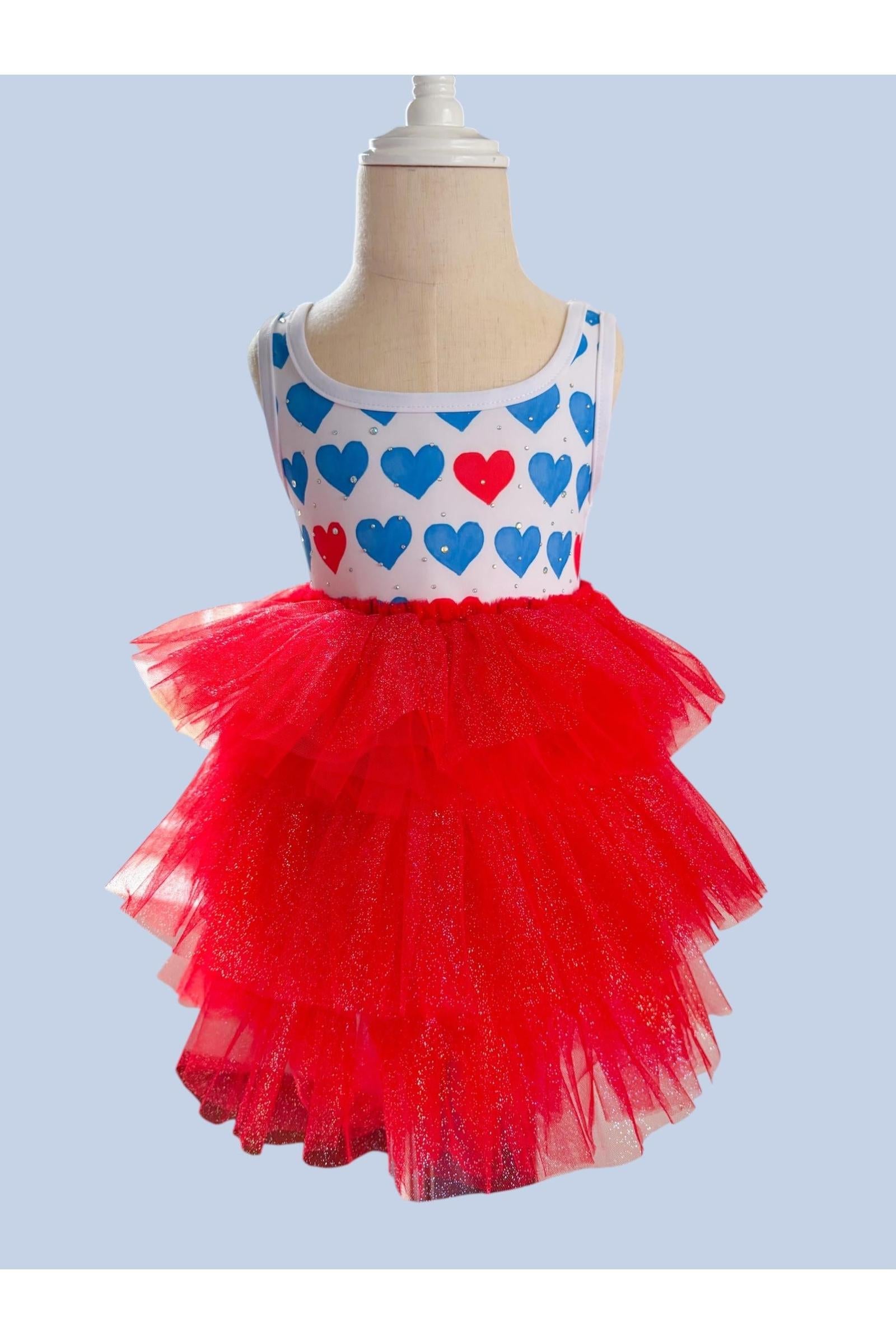 Sparkly 4th of July Tulle Dress