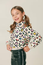 Girls Leopard Jogger Set