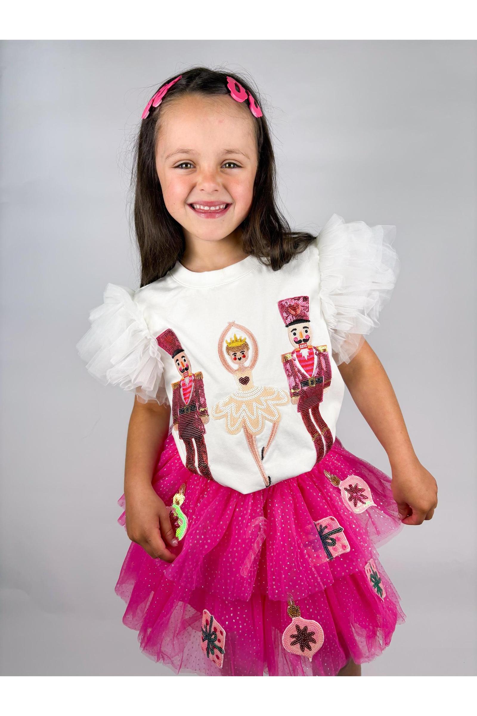Nutcracker and Ballerina Patched Top