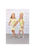 Girls Tie Dye Patched Fruit Dress
