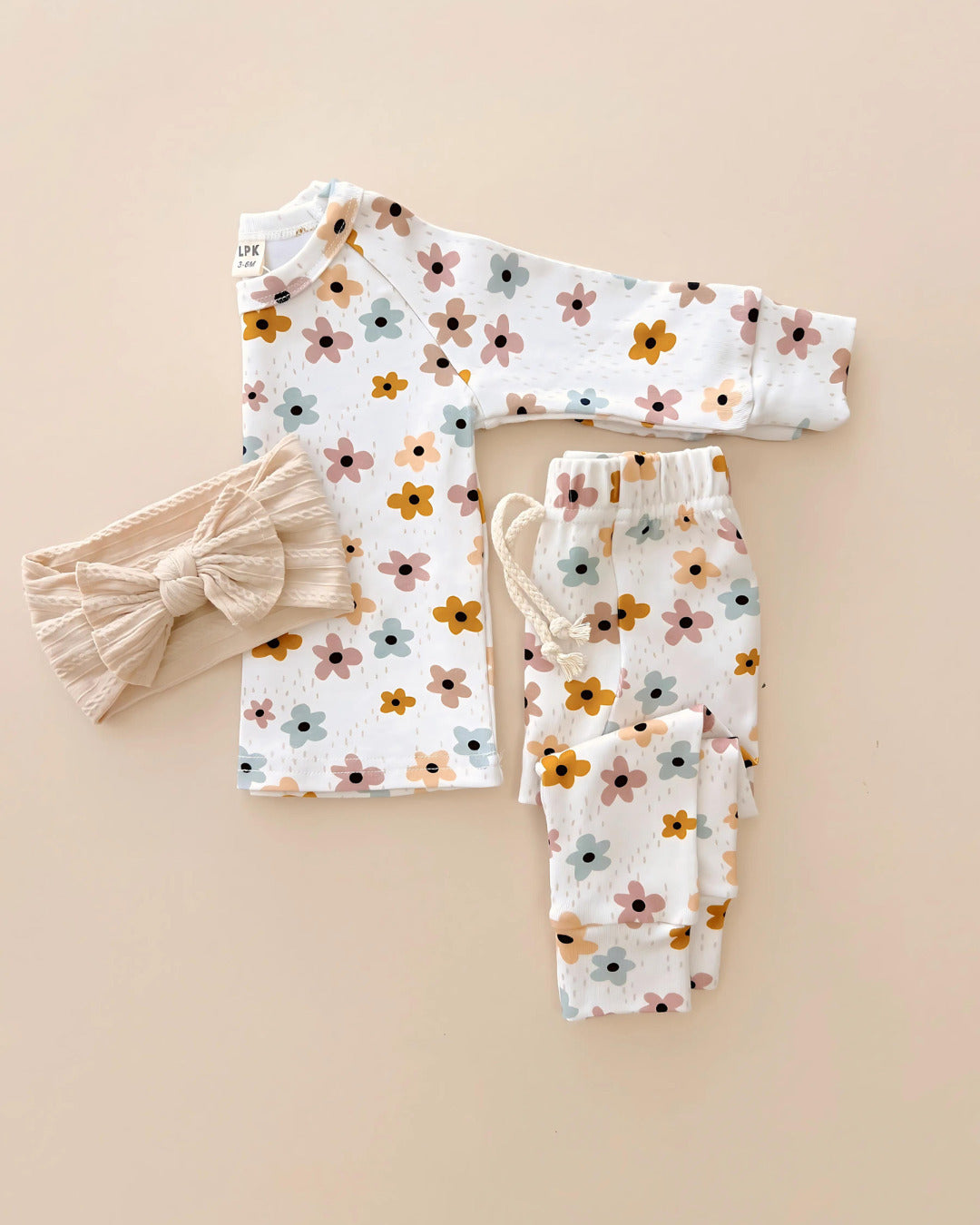 Girls Floral Lounge Set